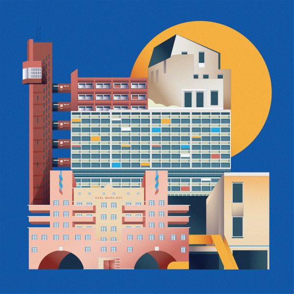 Illustration of social housing