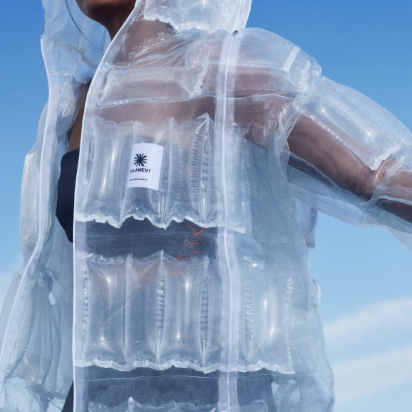 Down-less down puffer jacket
