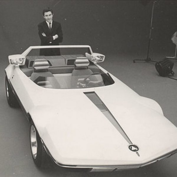 1969 Autobianchi A112 Runabout and the Bertone designer Marcello Gandini
