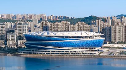 Suoyuwan Barracuda Bay Stadium in Dalian Bay by BDP Pattern