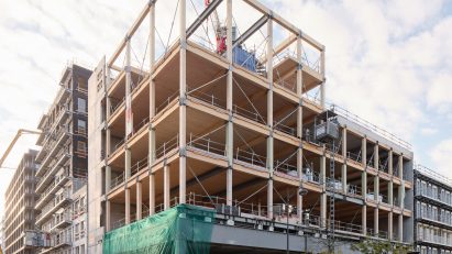 Construction of the University of Chicago centre in Paris by Studio Gang