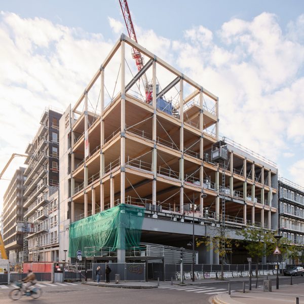 Construction of the University of Chicago centre in Paris by Studio Gang