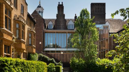 New River Wing, Clare College Old Court by Witherford Watson Mann