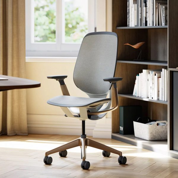 Gray office chair