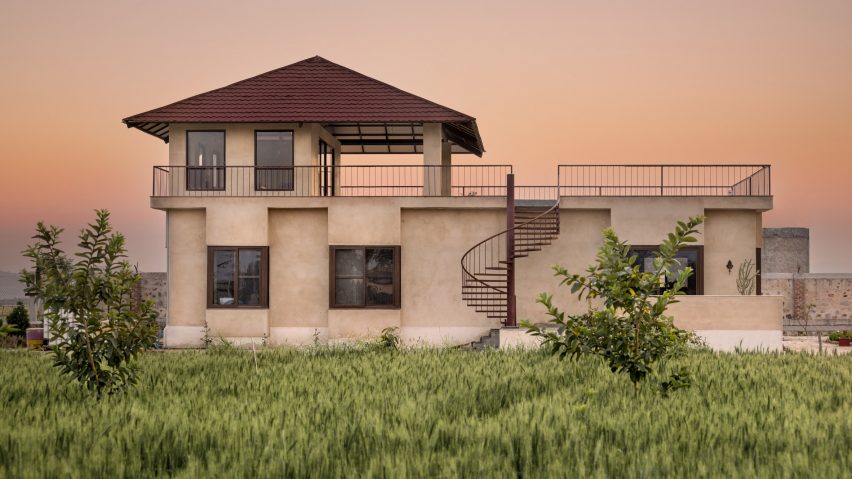 Exterior of Stone House by Sketch Design Studio
