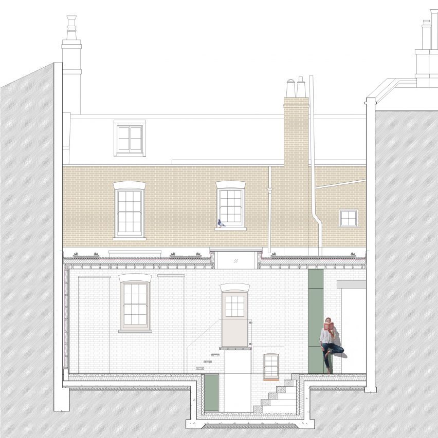 Section of The Saddlery by Studio Octopi in London
