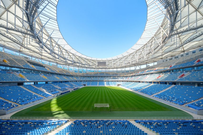 Suoyuwan Barracuda Bay Stadium in Dalian Bay by BDP Pattern