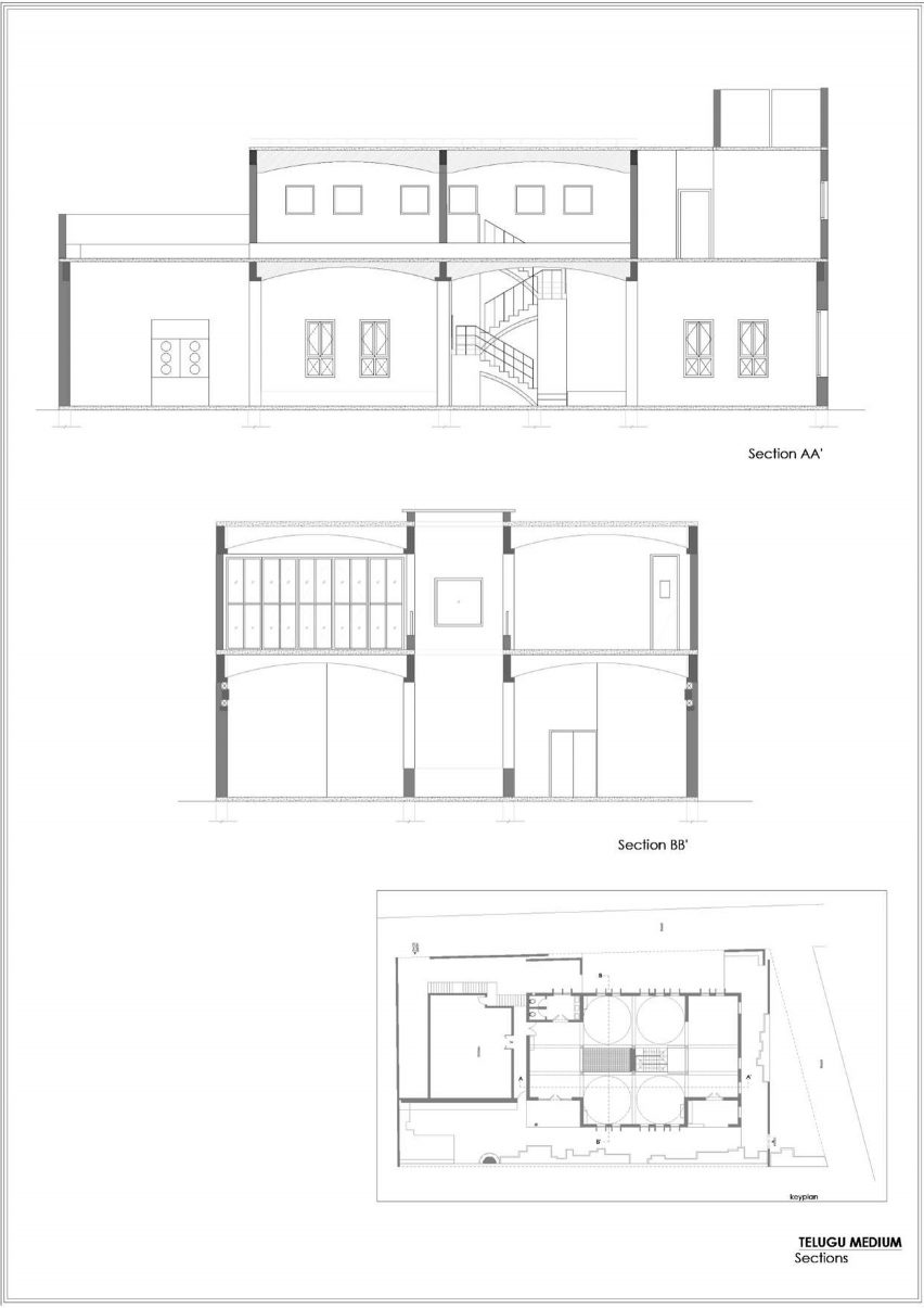 Sections of Telugu Medium by Sona Reddy Studio