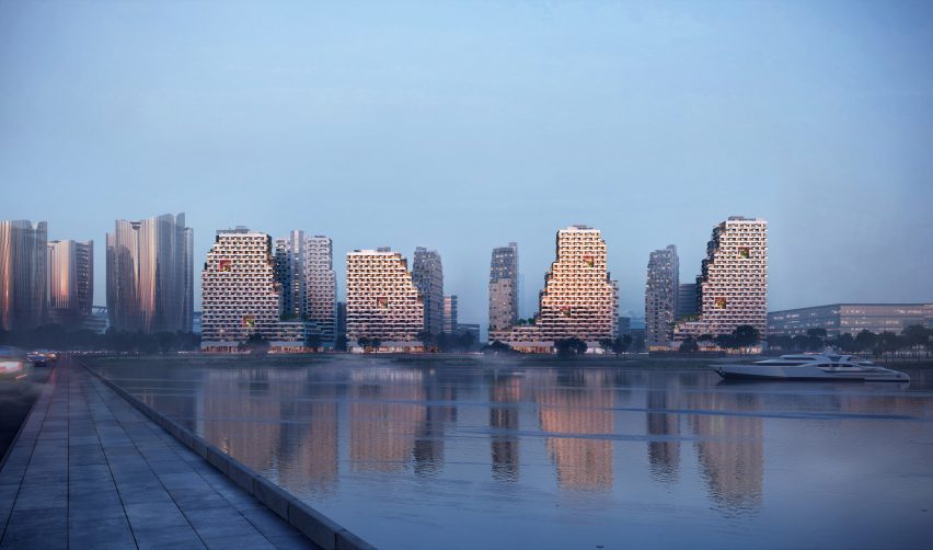 Residential high-rises by MVRDV in Shenzhen