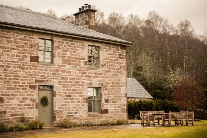 Exterior of Tigh Na Coille cottage by Wildland and Ruth Kramer