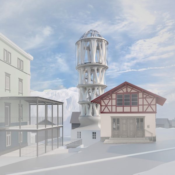 Tor Alva 3D-printed tower by Benjamin Dillenburger, Michael Hansmeyer and ETH Zurich