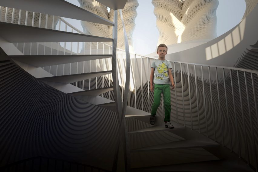 Tor Alva 3D-printed tower by Benjamin Dillenburger, Michael Hansmeyer and ETH Zurich