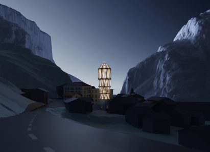 Tor Alva 3D-printed tower by Benjamin Dillenburger, Michael Hansmeyer and ETH Zurich