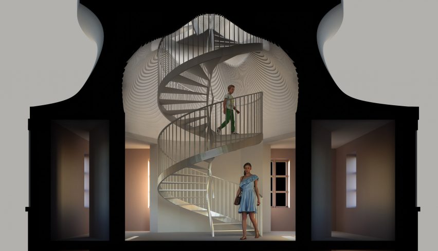 Tor Alva 3D-printed tower by Benjamin Dillenburger, Michael Hansmeyer and ETH Zurich