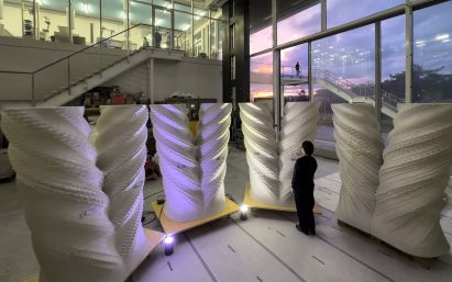 Y-shaped concrete columns at ETH Zurich