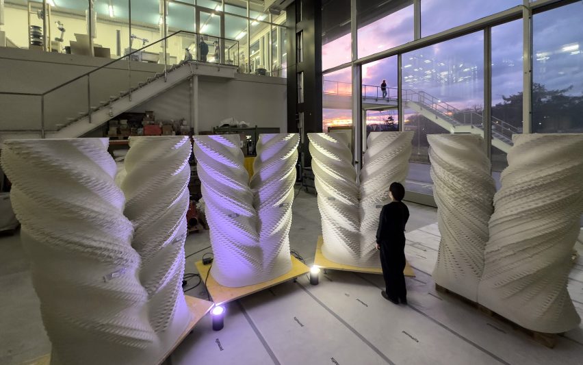3D-printed Y-shaped columns at ETH Zurich