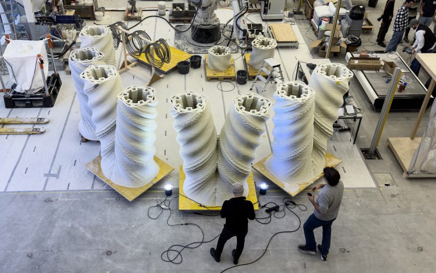 Tor Alva 3D-printed tower by Benjamin Dillenburger, Michael Hansmeyer and ETH Zurich