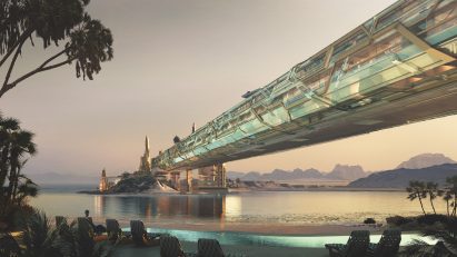 Bridge hotel at Neom