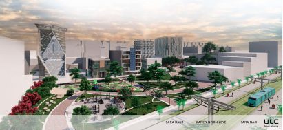Visualisation of a future city