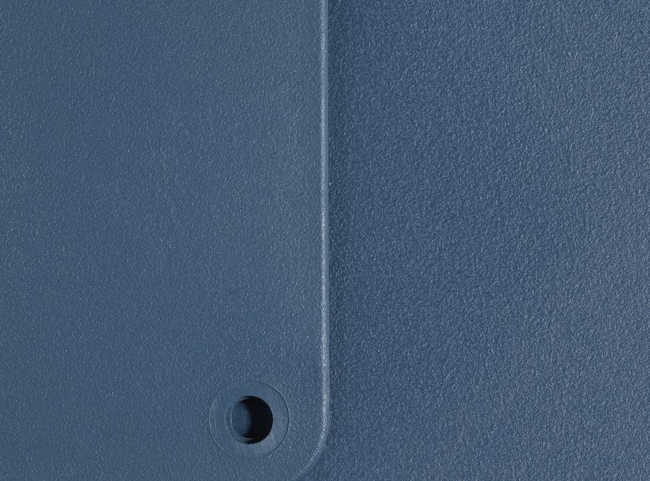 speckled material next to original