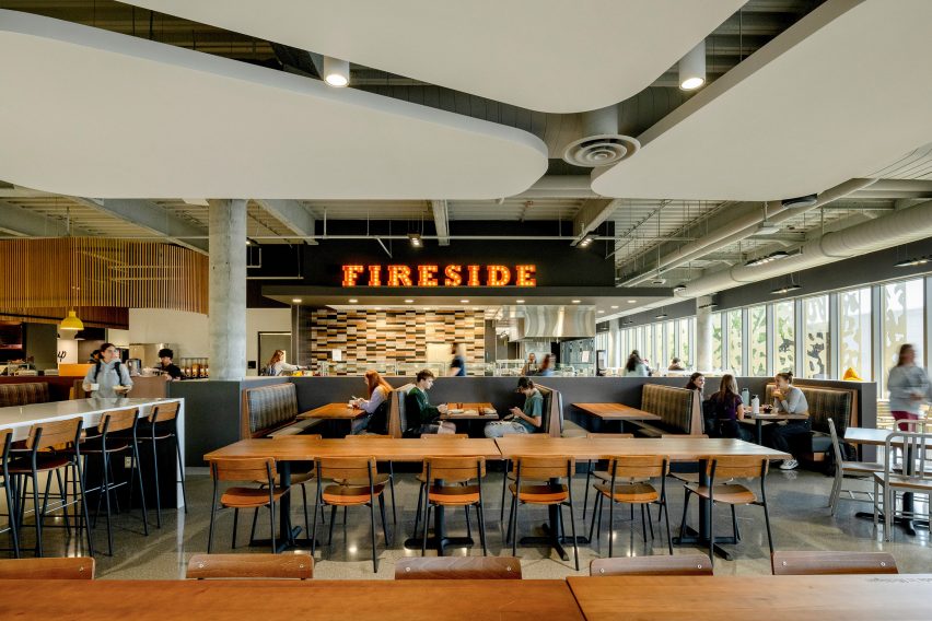 An eatery in a cafe