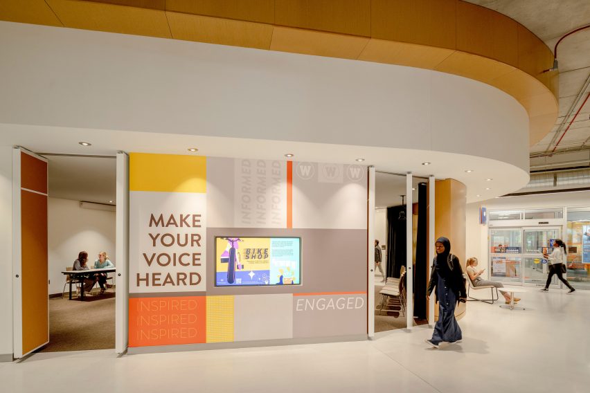 Lobby of student centre