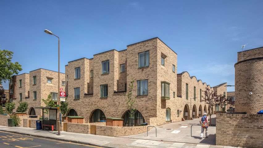 Woodmore Mews housing in Greenwich