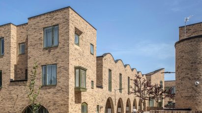 Woodmore Mews designed by Peter Barber Architects