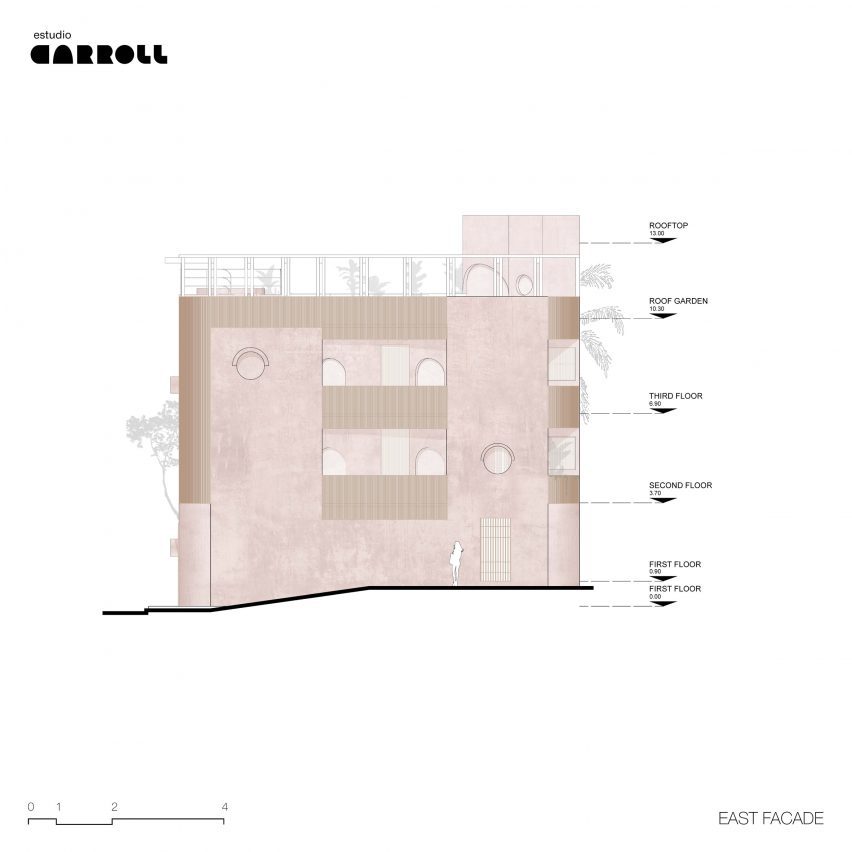 Facade drawing