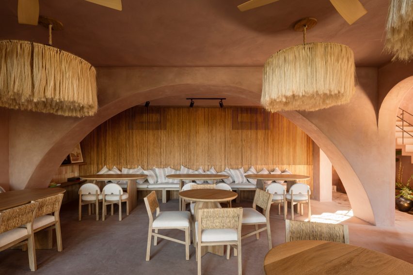 Arched dining room