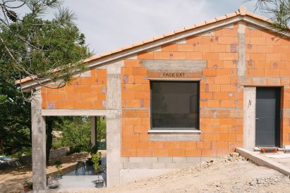 Exterior of a suburban home in southern France