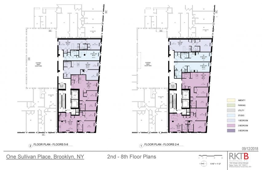 Second to eighth floor plan