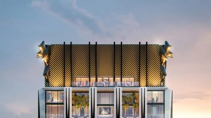 Dolce Gabbana supertall skyscraper facade Miami