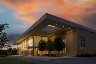Exterior of the Texas Christian University