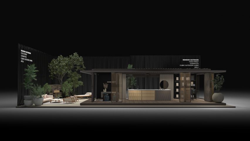 Coco Wolf, Cosapots, Renson, and Cubic Outdoor Living collaborate for immersive garden at Salone del Mobile