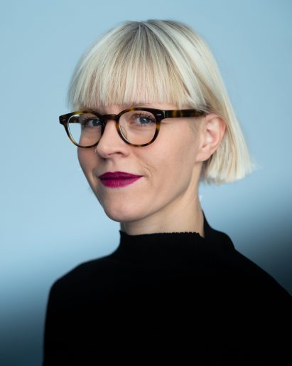 Portrait of graphic designer and visual artist Rán Flygenring