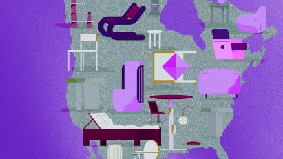 North America Design illustration: Detroit