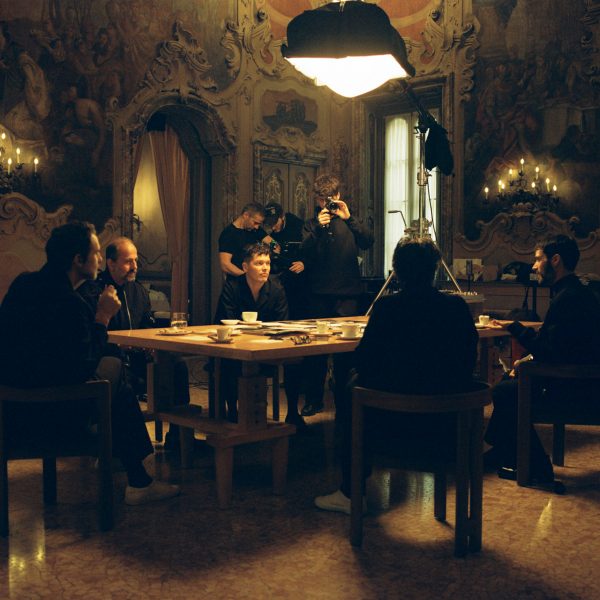 Photo of people sat at a table