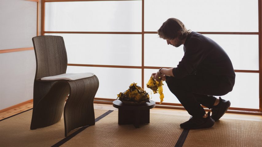 Photo of person with furniture