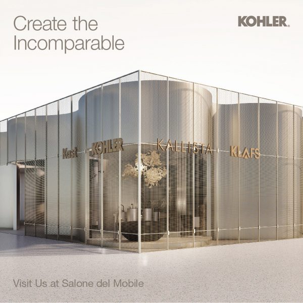Graphic of metal structure with Kohler branding