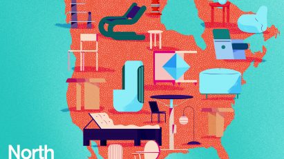 North America Design illustration