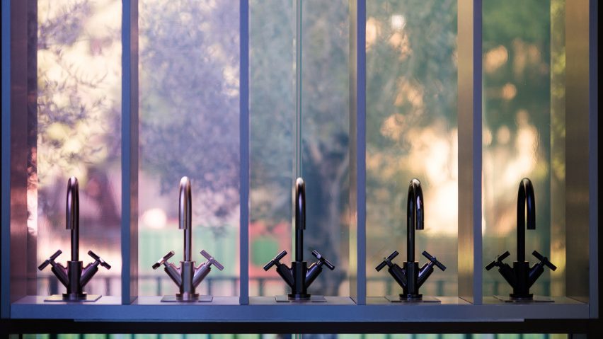 Photo of faucets by Dornbracht