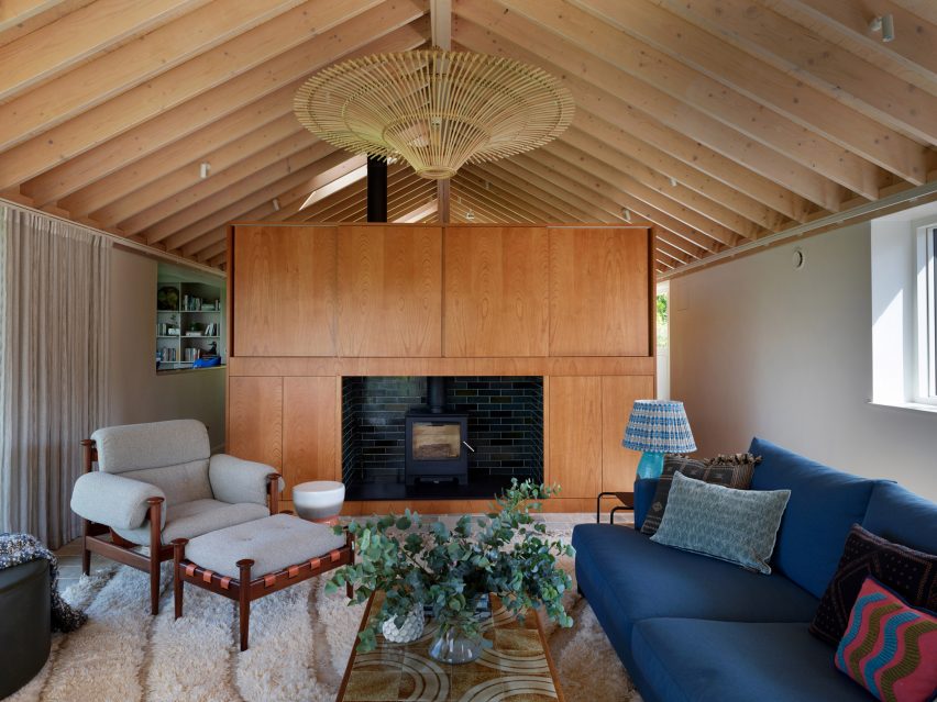 Interior of farmyard holiday home