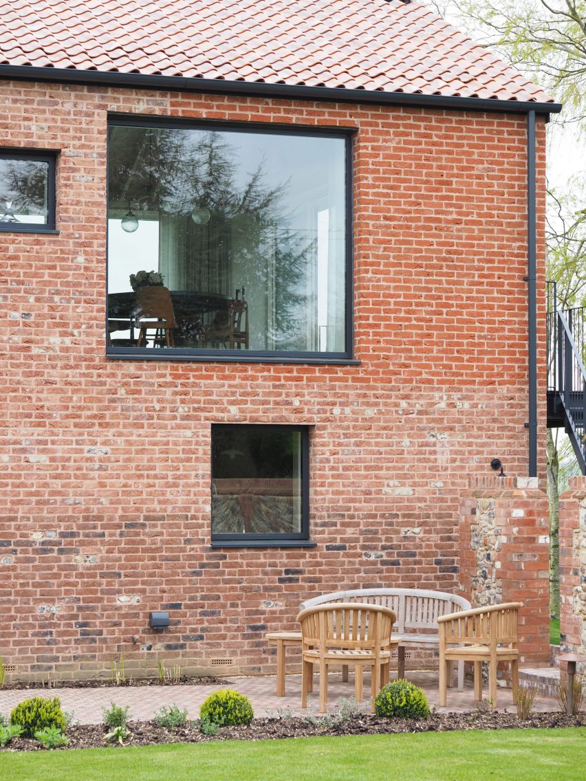 Exterior of farmyard holiday home