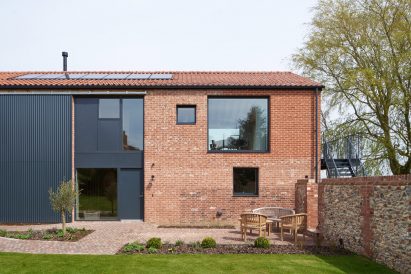 Exterior of farmyard holiday home