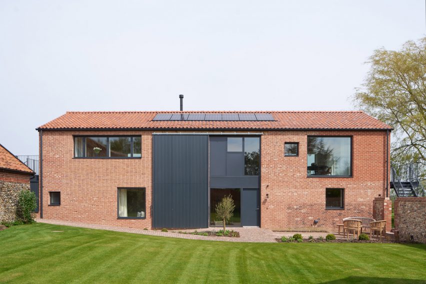 Exterior of farmyard holiday home