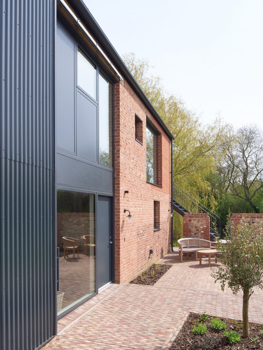 Exterior of farmyard holiday home