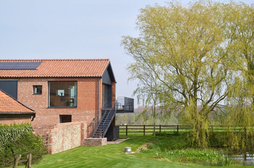 Exterior of farmyard holiday home
