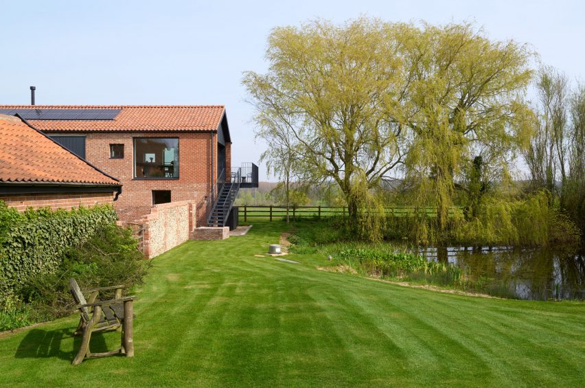 Exterior of farmyard holiday home
