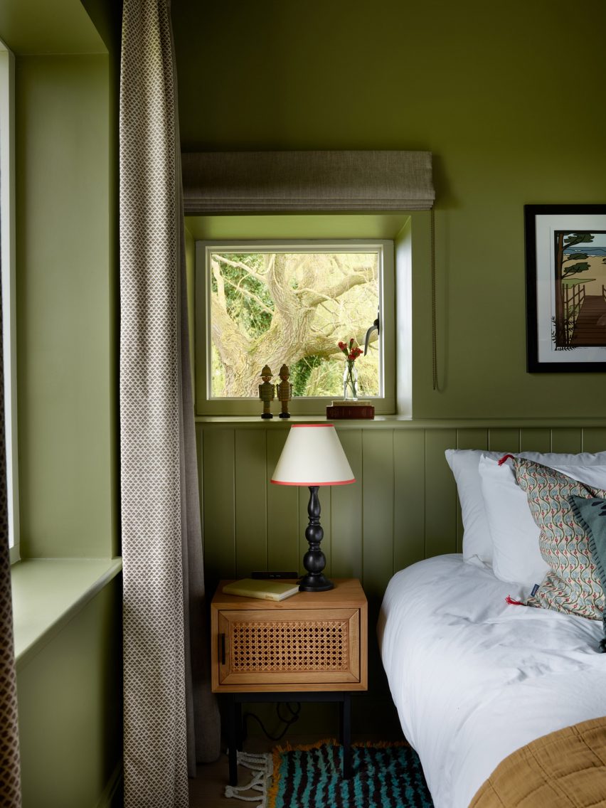 Interior of farmyard holiday home